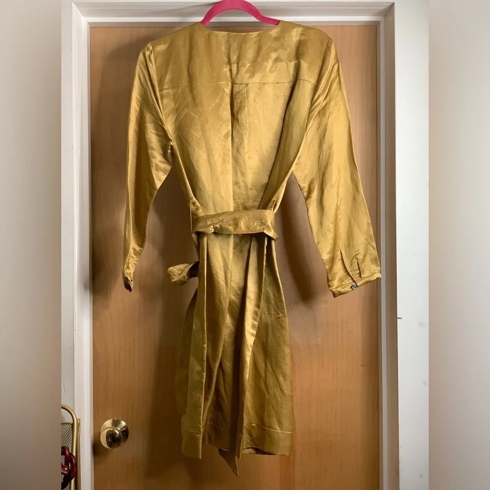 J. Crew Gold Dress. Size-Small